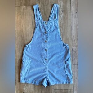 BDG Cord Button Up Overalls